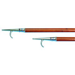 Boat Hook wooden handle with chrome hook 180cm